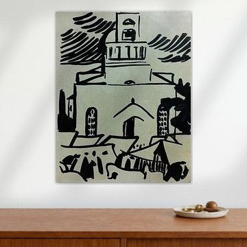 Alexander Bogomazov - Kiev Landscape, 1910