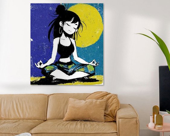 Example of the artwork in a room