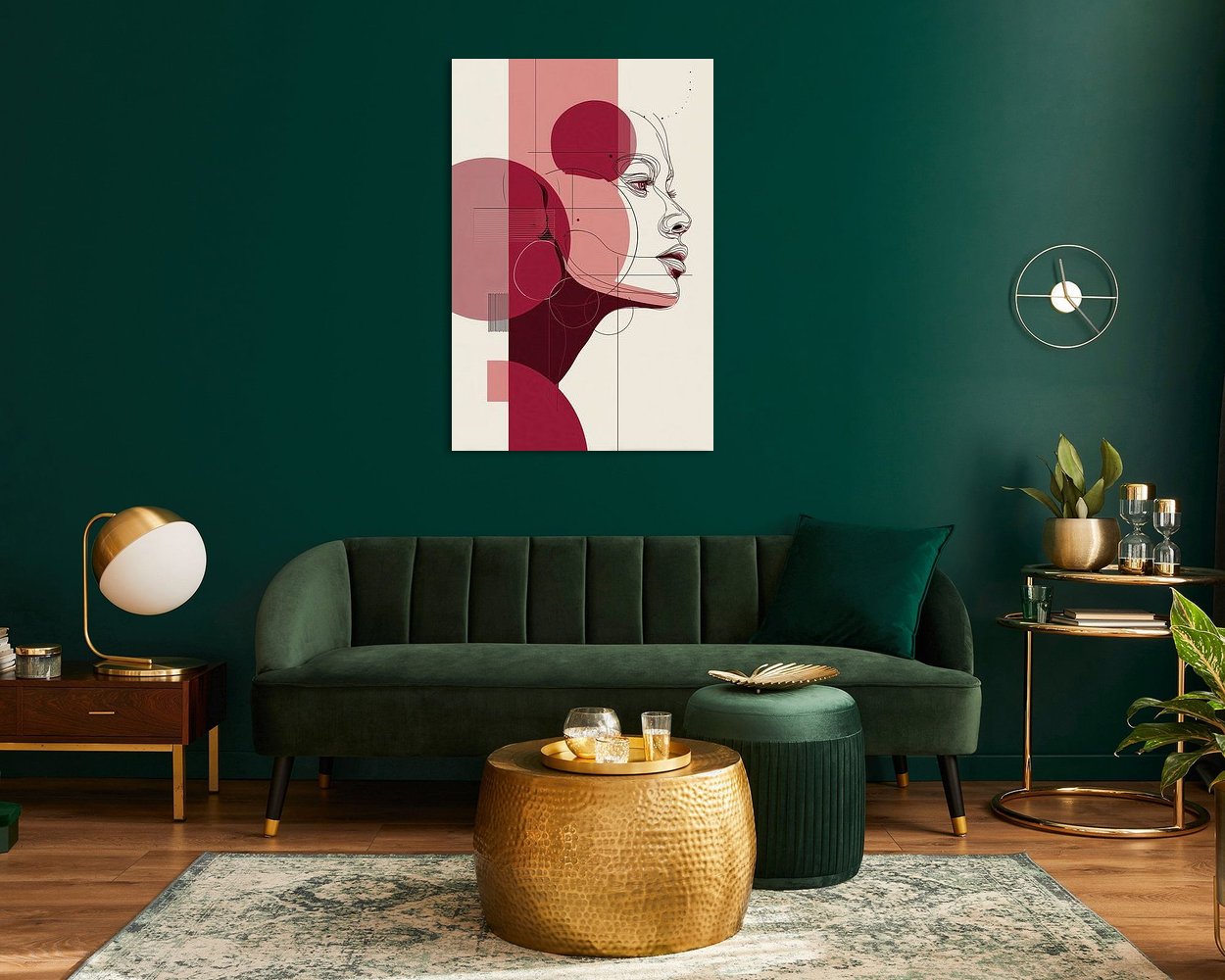 Example of the artwork in a room