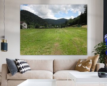 Berglandschap vanuit het dal von Sander van der Lem