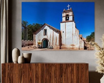 Die Kirche von San Pedro de Atacama von Roland Brack