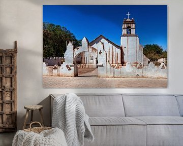 Die Kirche von San Pedro de Atacama von Roland Brack