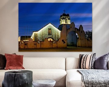 Die Kirche von San Pedro de Atacama von Roland Brack