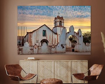 Die Kirche von San Pedro de Atacama von Roland Brack