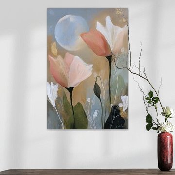 Stilleben Blush & Salbei Mondgarten | Japanische Botanik