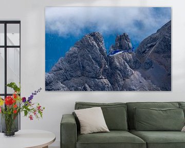 Hubschrauber Marmolada Dolomiten Italien von Franklin Driessen