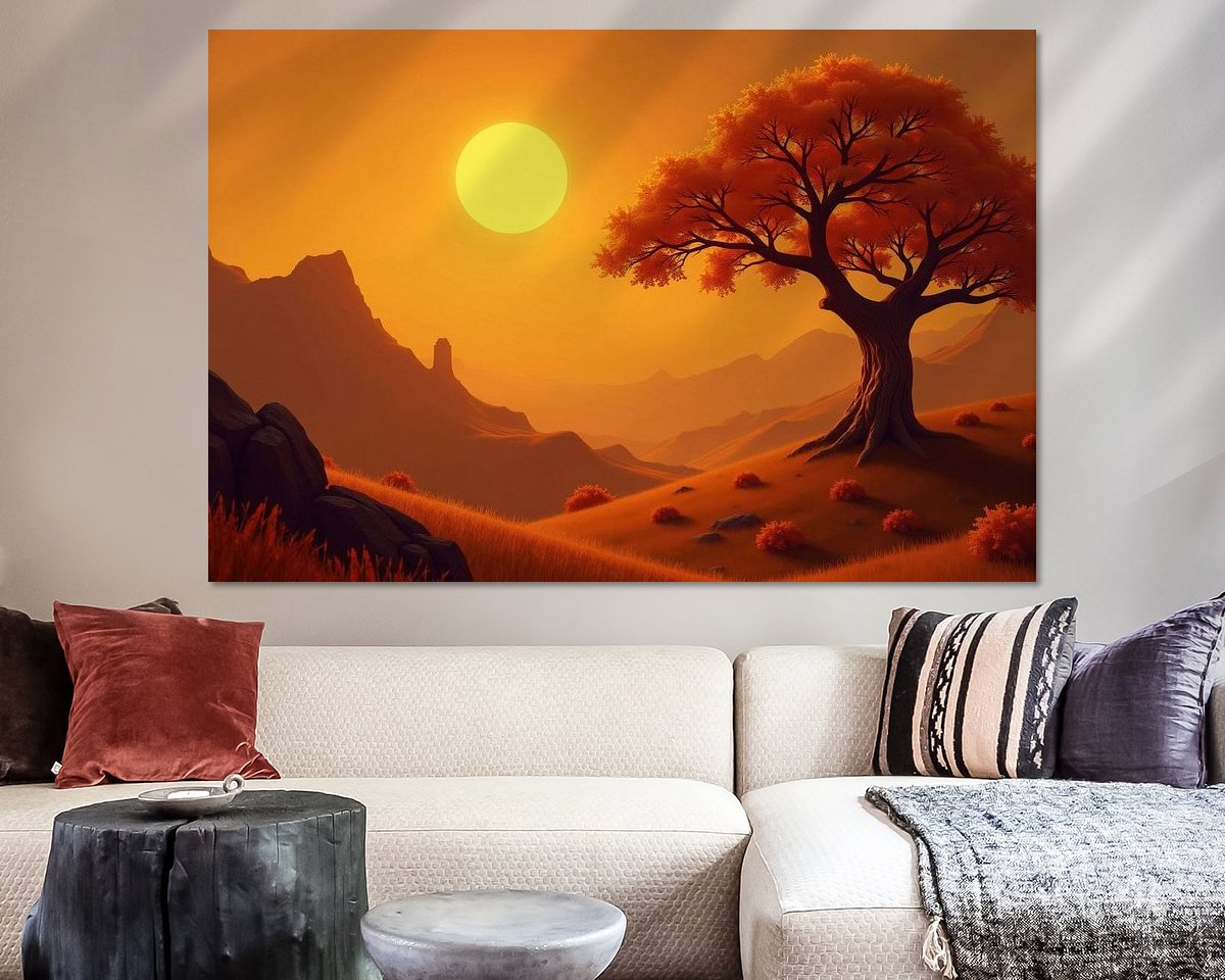 Example of the artwork in a room
