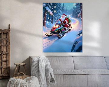 St Nicholas' snow journey by Jean Pierre
