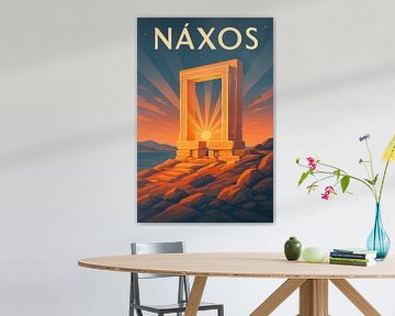 Náxos Greece Wall Art – Ancient Gate of the Gods