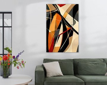 Modern Abstraction with Stripes