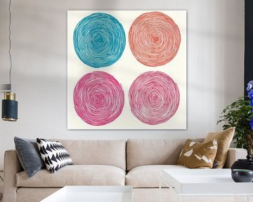 Colour circles | Modern Circle Painting