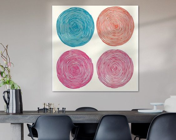 Example of the artwork in a room