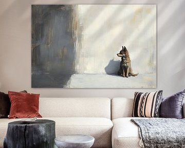 Hund | Hund mit hellen Farben