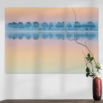 avant le lever du soleil, colorer le ciel en orange