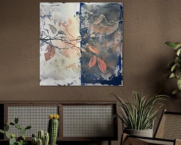 Seasonal leaf background by Ariadna de Raadt-Goldberg