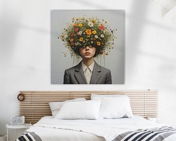 Vrouwen in bloemrijke gedachten