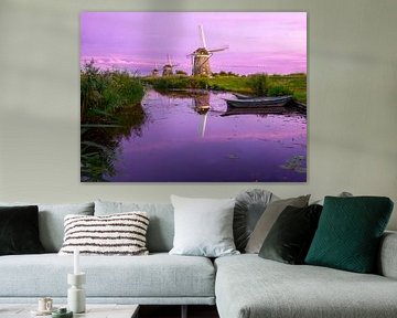 Sunset Molendriegang Stompwijk by Robbin Metz