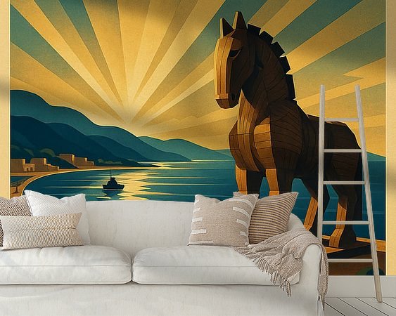 Example of the artwork in a room