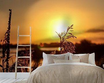 Sonnenuntergang bei 't Roegwold