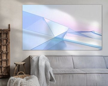 Abstrakter glas Geometrie