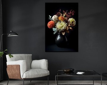 Autumn Blooms in Shadow