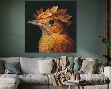Herfstkampioen met Laurierkrans van PixelMint.