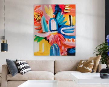 Abstrakt Funky Flora 05