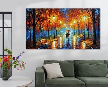 Autumn Romance: Stroll Under the Lamp Posts by Kimita Jennaira
