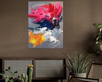 Abstrakt Expressionismus - Malerei Druck 04