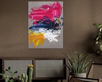 Abstrakt Expressionismus - Malerei Druck 05