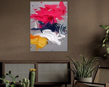 Abstrakt Expressionismus - Malerei Druck 06