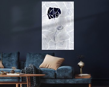 Pretty Delft Rose by AnkieArt