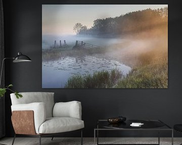 A stream in the Onnerpolder by Karin Broekhuijsen