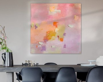 Abstrakt Pastell Farben 01