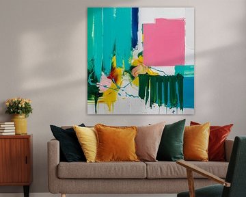 Bold Abstract Color Streaks 05