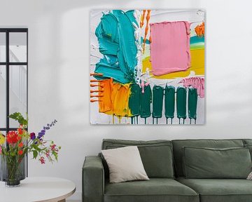 Bold Abstract Color Streaks 02