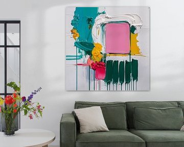 Bold Abstract Color Streaks