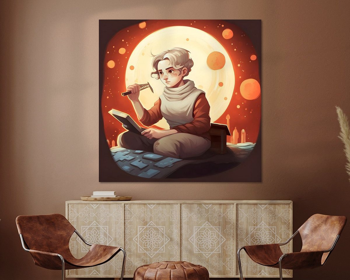 Example of the artwork in a room