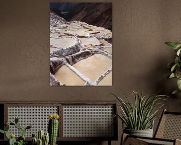 Peru, Salinas de Maras, zoutwinning, Inkas van Patsy Van den Broeck