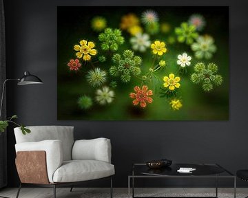 spiritual image abstract with flower