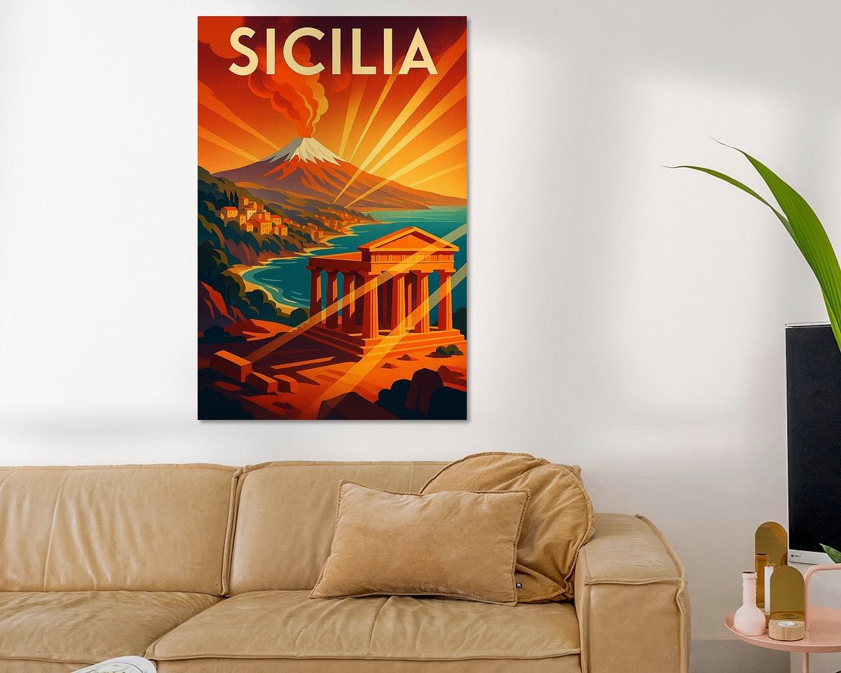 Example of the artwork in a room