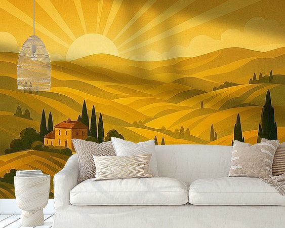 Example of the artwork in a room