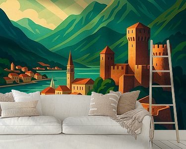 Example of the artwork in a room