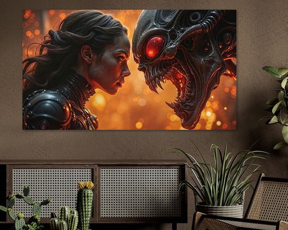 Example of the artwork in a room