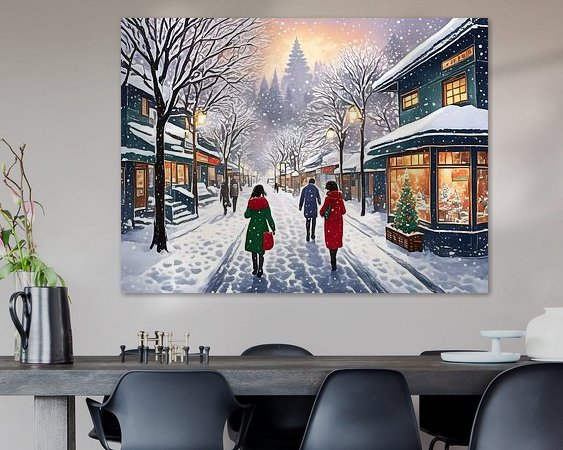 Example of the artwork in a room