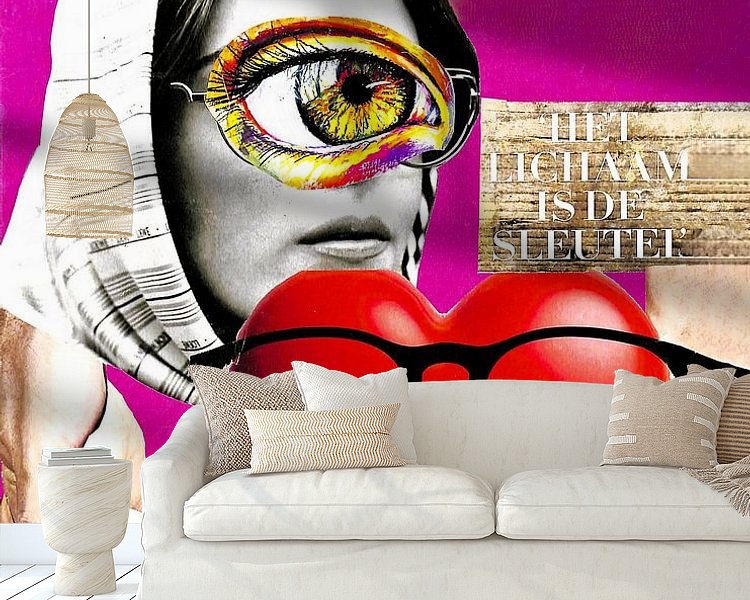 Example of the artwork in a room