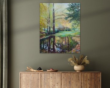 - Herbstlicht durch den Wald