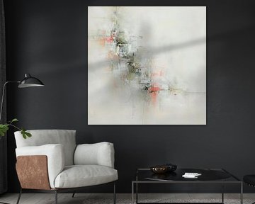 Art minimaliste : Tons doux et textures sereines - 2
