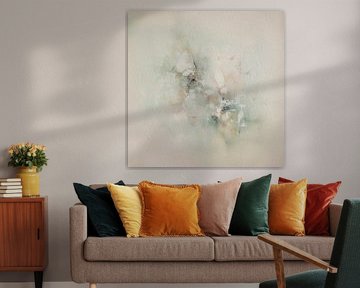 Art minimaliste : Tons doux et textures sereines - 1