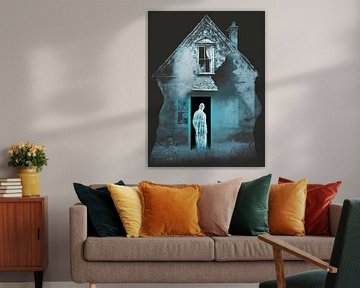Halloween haunted house ghost spooky mystery